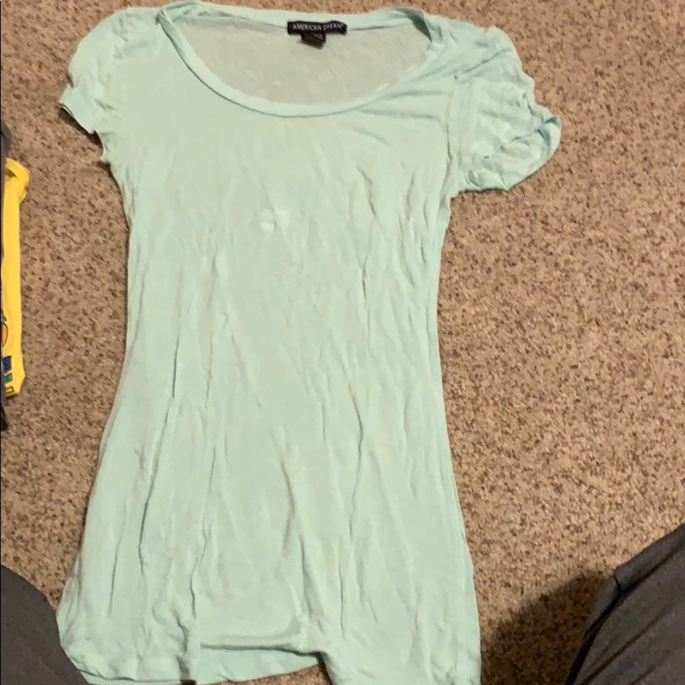 Very cute plain teal shirt